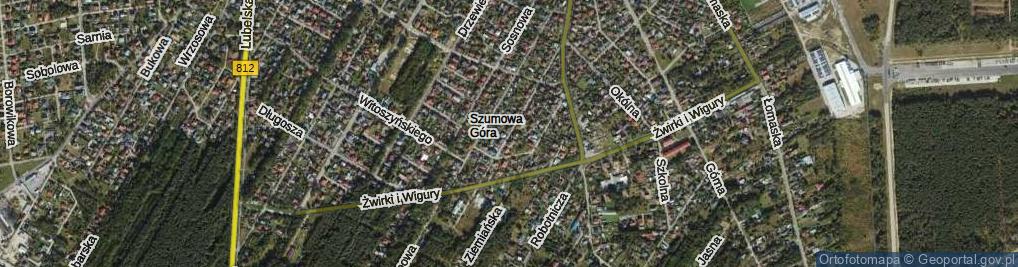 Zdjęcie satelitarne Wierzbowa ul.